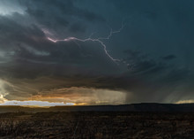 Lightning Storms On The Great Plains During Springtime