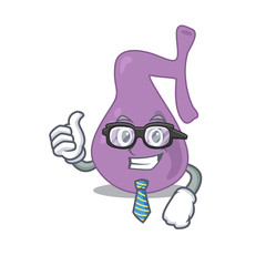 Sticker - cartoon drawing of gall bladder Businessman wearing glasses and tie