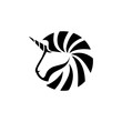 head of zebra logo template