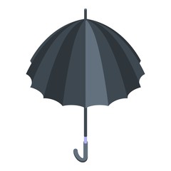 Canvas Print - Autumn umbrella icon. Isometric of autumn umbrella vector icon for web design isolated on white background