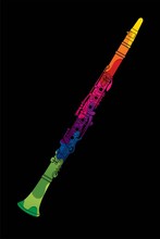 Clarinet Instrument Cartoon Music Graphic Vector