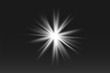 © Victoria Terletska - glowing lights effects isolated on black background. Sun flash with rays and spotlight. Glow light effect. Star burst with sparkles.