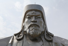 Equestrian Statue (monument) Of Genghis Khan, Part Of Genghis Khan Statue Complex At Tsonjin Boldog East Of Mongolian Capital Ulaanbaatar City (Mongolia)