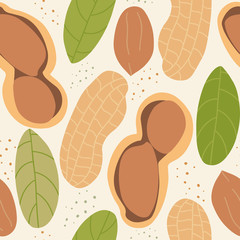 seamless pattern with acorns