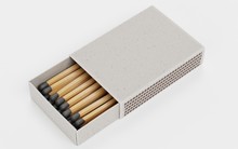 Realistic 3d Render Of Box Of Matches