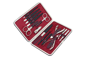 Set of manicure tools. Devices for nail care.