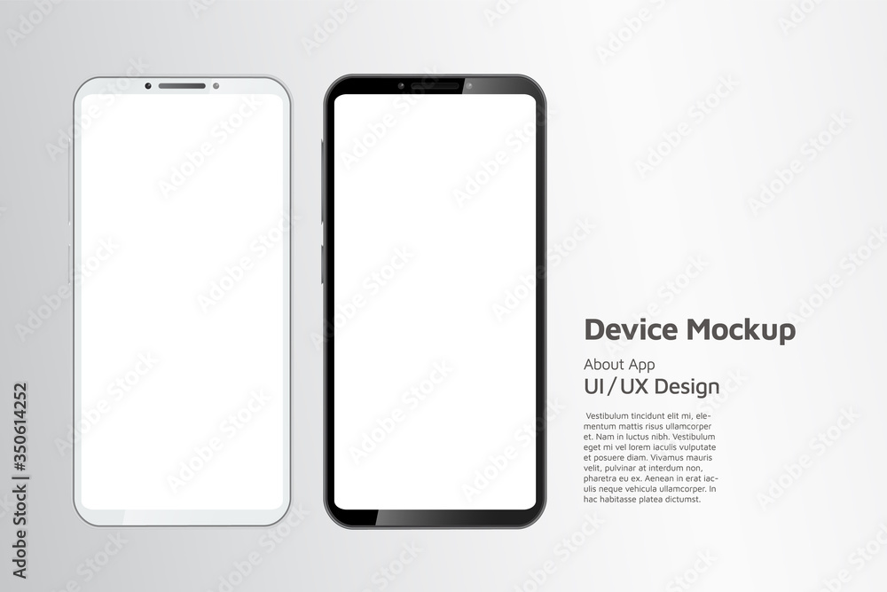 Smartphone isometric perspective view. Template for infographics or ...