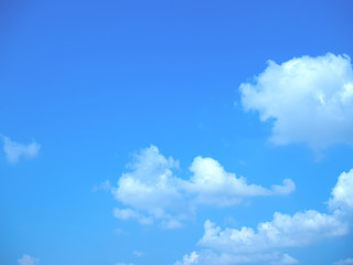 blue sky with clouds