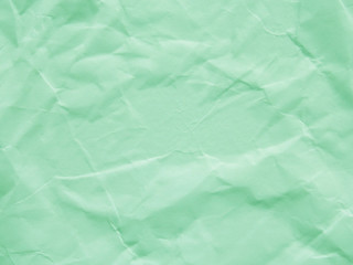 Sticker - Mint green crumpled paper texture background