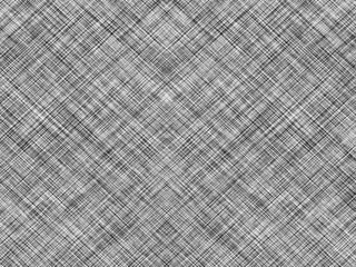 Poster - Black and white abstract background. Imitation of fabric texture with diagonal lines