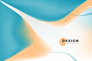 Wall Mural - colorful geometric background design. fluid shapes composition with trendy gradients. eps10 vector.