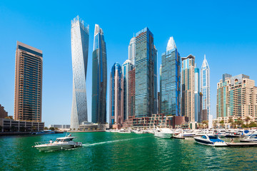 Wall Mural - Dubai Marina district in Dubai, UAE