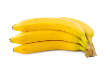 Banana, banana in horizontal position on a white background (Tr- Muz)
