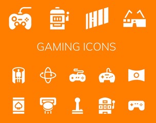 Wall Mural - gaming icon set