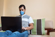© javier - Man teleworking from home after coronavirus pandemic