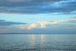 © Constantin - Cloudy sunset over the sea at Therma beach – Samothraki island, Greece, Aegean sea