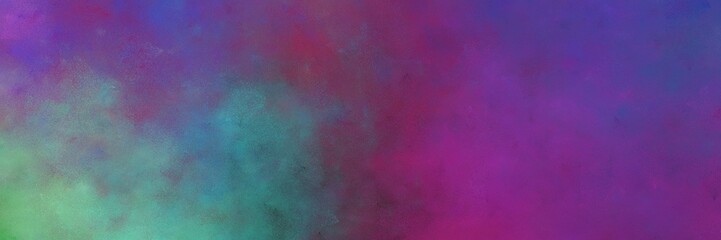 Fototapete - beautiful abstract painting background graphic with dark slate blue, cadet blue and slate gray colors and space for text or image. can be used as horizontal background graphic
