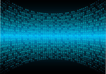 blue cyber circuit future technology concept background