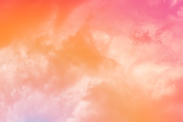 Wall Mural - cloud background with a pastel colour