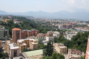 Wall Mural - Frosinone, Italy - July 18, 2013: Panoramic view of the city