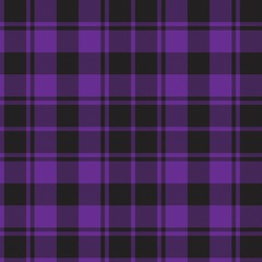 Purple Plaid Tartan Checkered Seamless Pattern