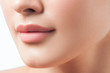 © Mirrorstudio - Anonymous portrait of young beautiful girl. Lips close up