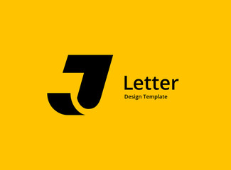 Wall Mural - Letter J logo icon design template elements