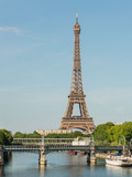 Fototapeta Boho - The Eiffel Tower viewed from Grenelle Bridge