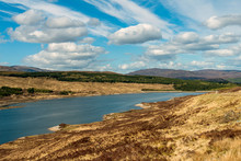 Loch Loyne Towards Glen Moriston On A Summers Day