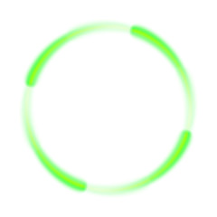 Fototapete - Abstract green swirl circle on white background. Round green swirl frame or banner with place for your content. Eps 10 vector illustration gradient mesh. Abstract vector swirling circle background.