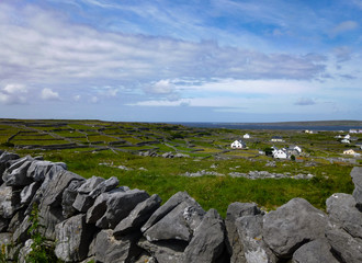 Wall Mural - View of rock walls on ran islands