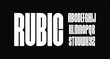 © ZeaLab - rubic, bold condensed font for poster and head line