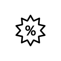 Sticker - Sale,Discount Icon Design Vector Template