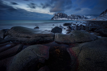 Wall Mural - uttakleiv beach stones