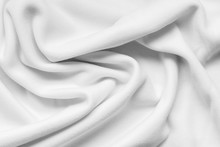 Background Texture Of White Fleece