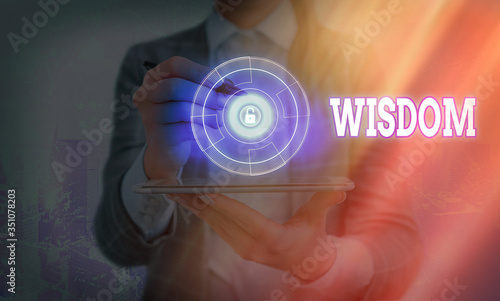 Cuadros en Lienzo Word writing text Wisdom