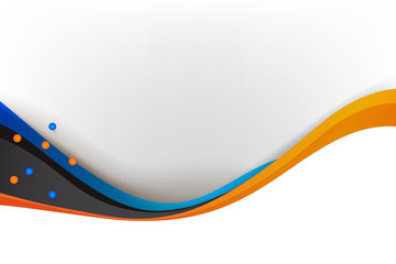 Wall Mural - abstract background curve and blend 008