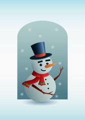 Poster - snowman