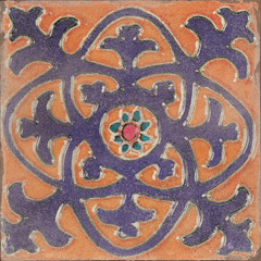 Wall Mural - Moroccan mosaic tile, ceramic decoration tile, Moroccan pattern tile