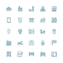 Editable 25 Rest Icons For Web And Mobile