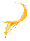 Fototapeta  - orange juice splash