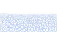Vector Image Of The Background Of Many Blue Water Bubbles