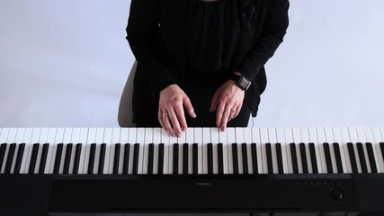 music teacher having online lesson