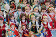 © vadiml - Traditional Hungarian souvenir dolls at gift store. Great Market Hall - food market in Budapest