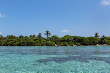  Tropical beach lagoon