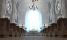 Church Interior And Altar