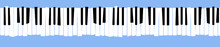 Here Is A Stylized, Distorted Retro Piano Keyboard. This Is A Vector Image.