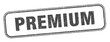 premium stamp. premium square grunge sign. label
