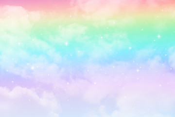 Fantasy sky and cloud background
