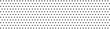 Dots pattern vector. Polka dot background. Monochrome polka dots abstract background. Dot pattern print. Panorama view. Vector illustration